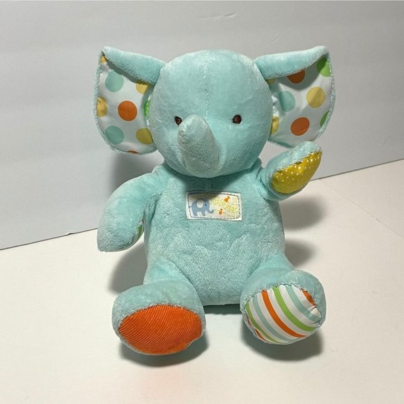 Carters Plush Sing & Dance Elephant Twinkle Twinkle Little Star Musical Blue 9" - Picture 3 of 11